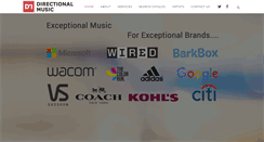 Desktop Screenshot of directionalmusic.com